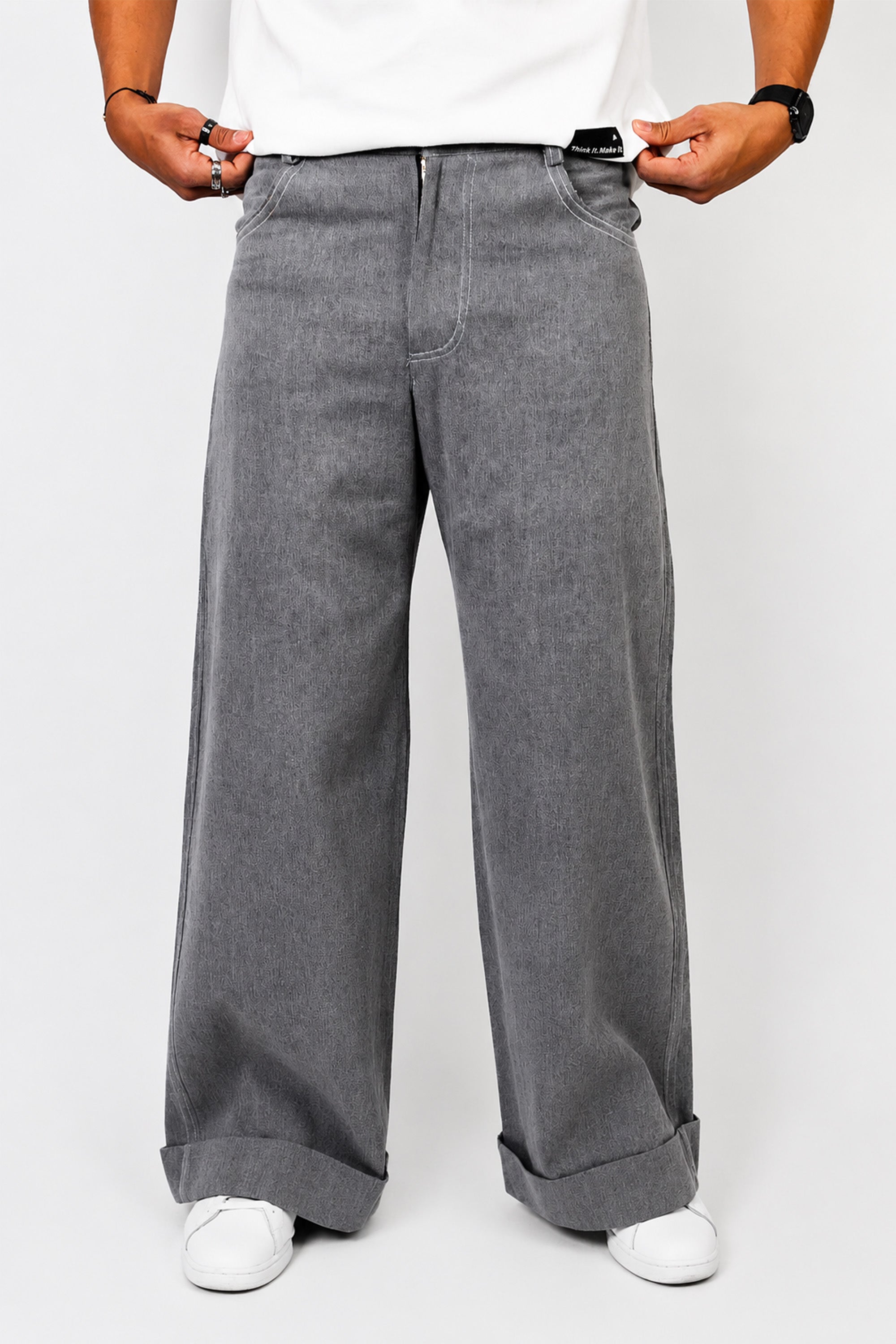 SIGNATURE GREY DENIM PANTS ByCORTÉS